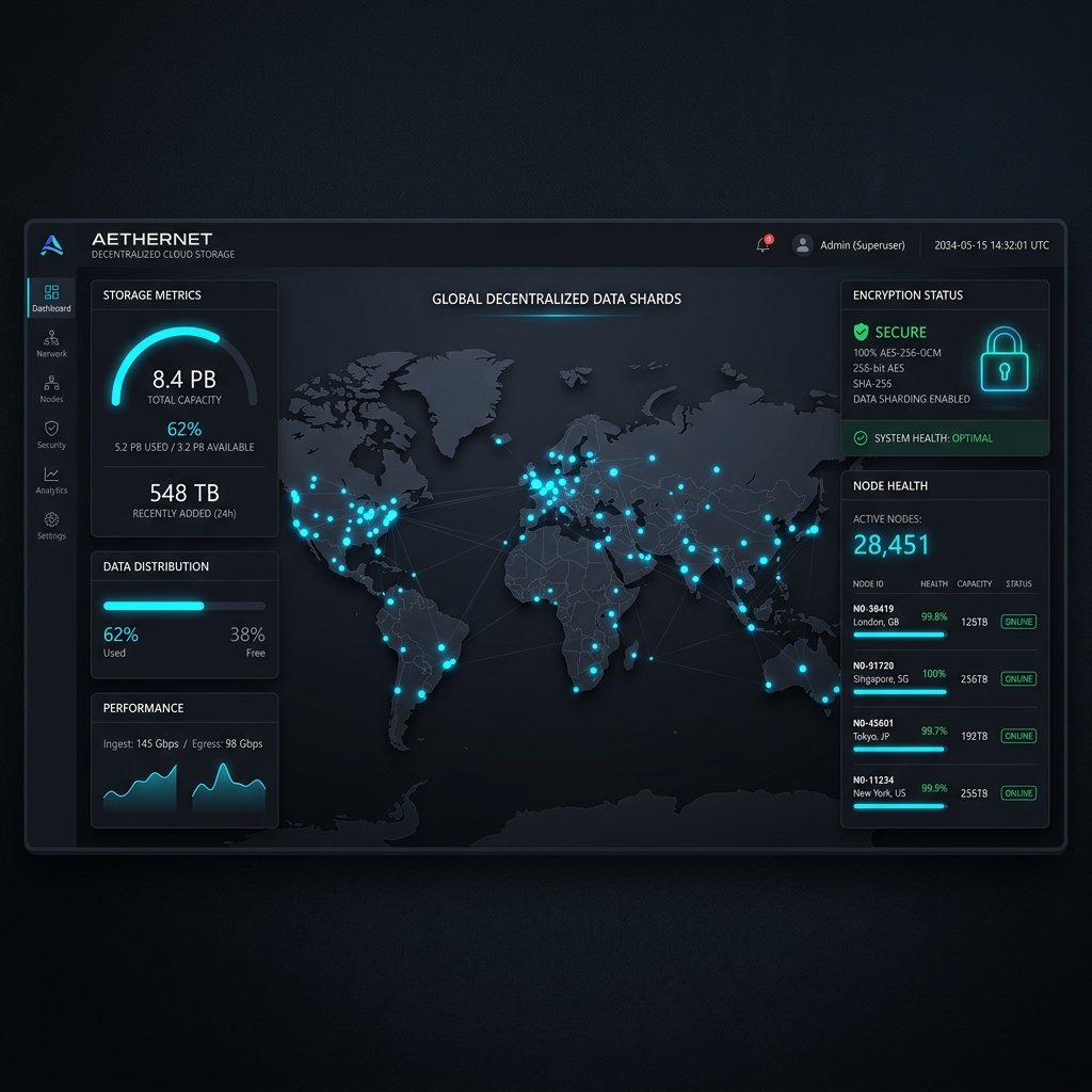 dCloud decentralized dashboard